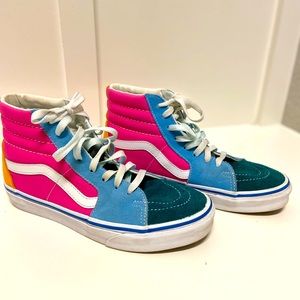 Vans Sk8 Hi Color-Block Skate Shoe - Multi color